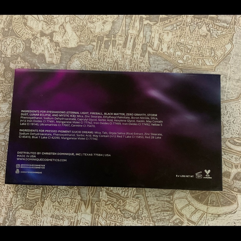 Dominique Cosmetics Celestial Thunder Eyeshadow Palette - Picture 4 of 6